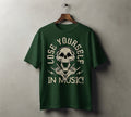 Lose Yourself In Music Oversized T-Shirt | Skull Graphic Streetwear Tee