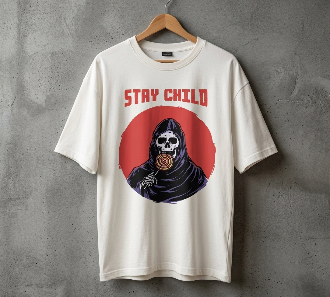 Stay Child White front