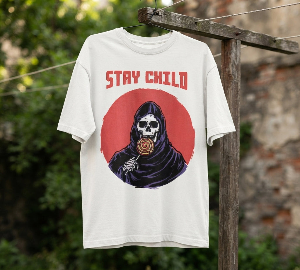 Stay Child White lifestyle